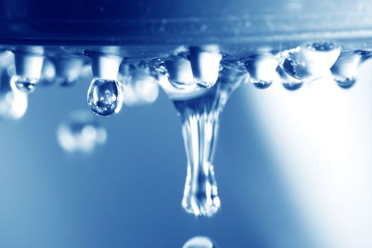 water drops super macro close up