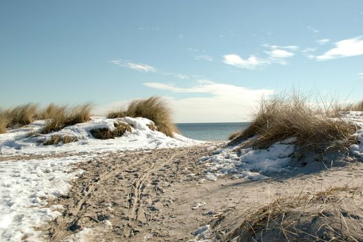 Winter picture from the beach