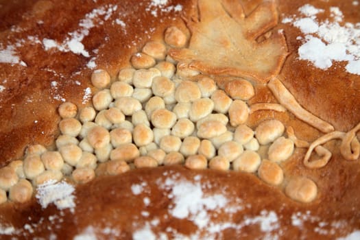 Closeup of delicious homemade bred