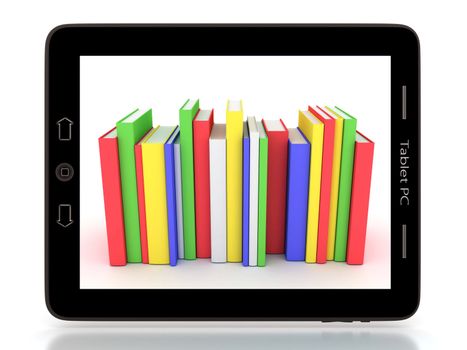 Image of computer technology on a white background isolated