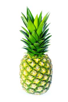 fresh pineapple isolated on the white background