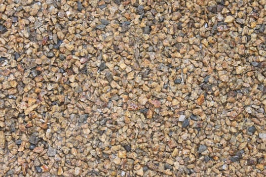 beige gravel small stones on the floor