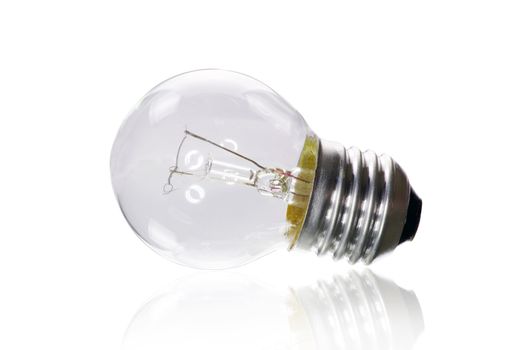 Electric bulb  on a white background