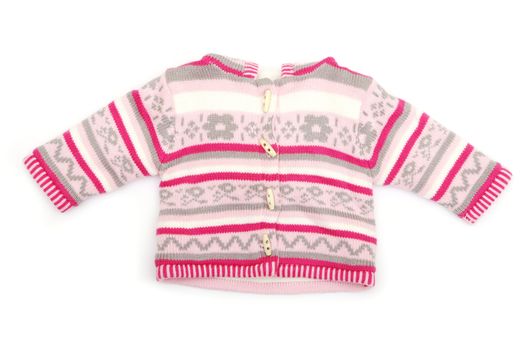 jacket for the baby isolated on a white background