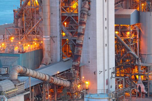 Cement Plant close up