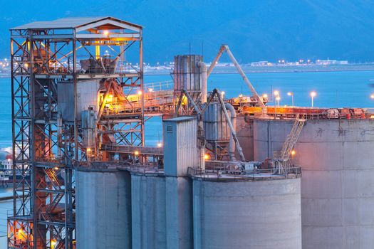 Cement Plant close up