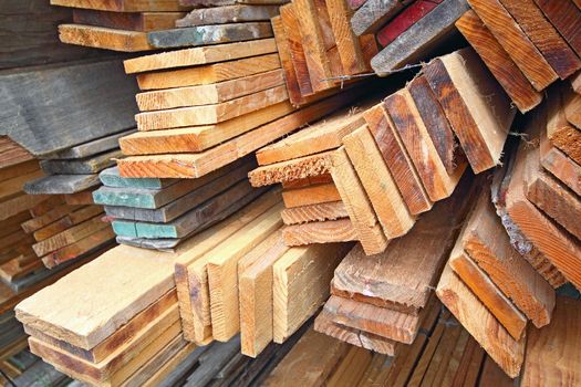 Stack of lumber 