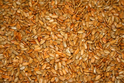 Close up of healthy no shell sunflower seeds.
