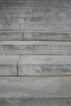 Close up of infinite steps of an entrance.
