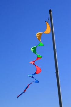 Close up of a vivid kite.
