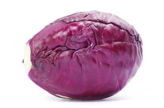 A head of purple cabbage