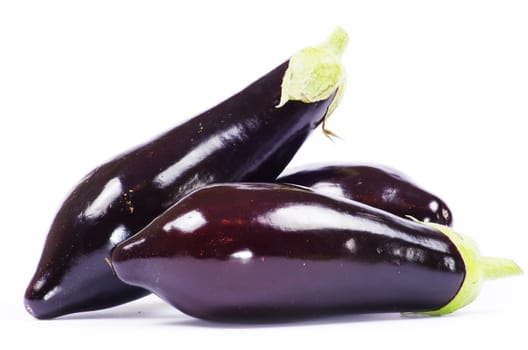 aubergine isolated on white background