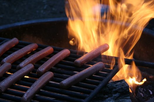 Camping Hot Dogs