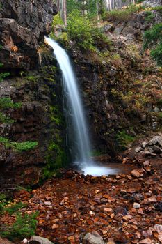 Memorial Falls in the Lewis and Clark National Forest of Montana.