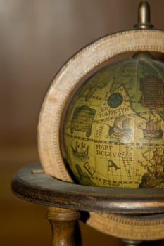Old Wooden Globe