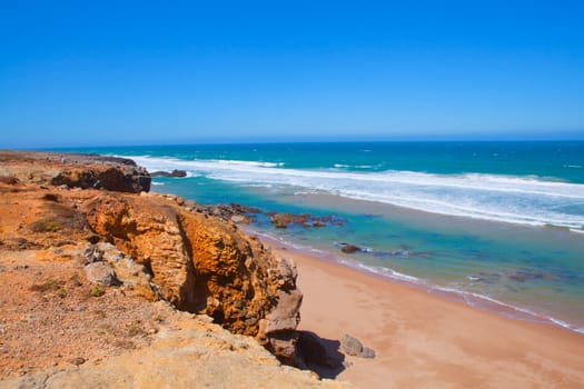 Atlantic coast in Portugal