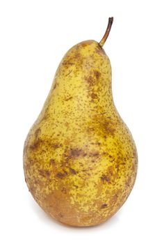 Pear on the white background