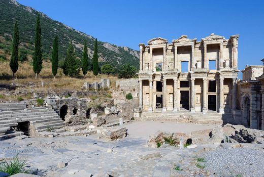 Celsius Library at ancient Ephesus, nowadays Turkey