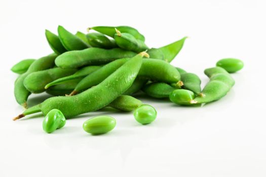 Soybean isolated on white background