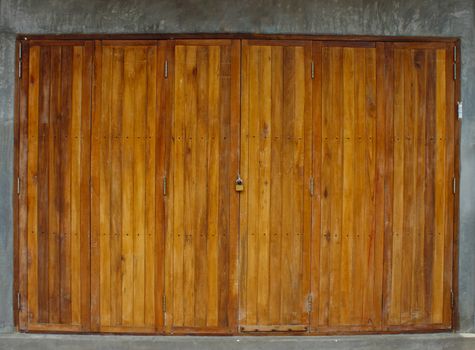 Folding door Thai style background