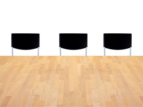 A stool isolated against a white background
