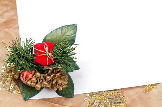 Christmas frame with free space for your images or writing.