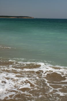 Beautiful empty beach on the Black Sea, Bulgaria