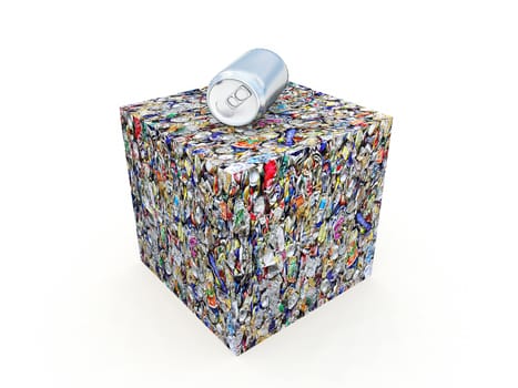 illustration of recycling
