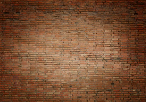 red brick wall                               