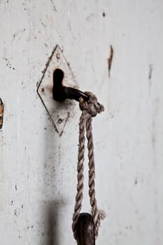 More than one hundred years old for this key and this door, Italy, Asti town