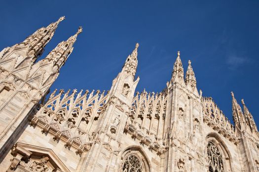 The Gothic cathedral took nearly six centuries to complete. It is the fourth largest cathedral in the world and by far the largest in Italy.