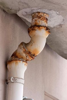 Drain pipe in very bad condition