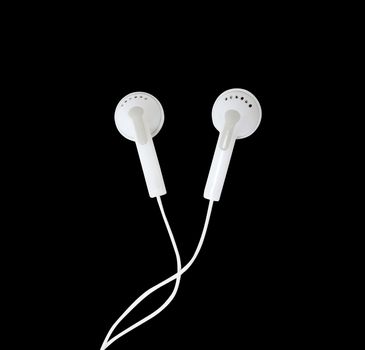 Ear buds isolated on white