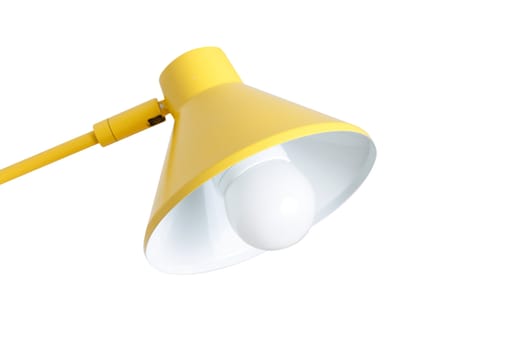 A yellow trandy lamp shade