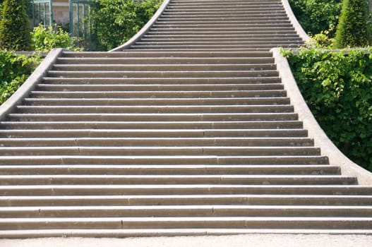 Stairs in the park.