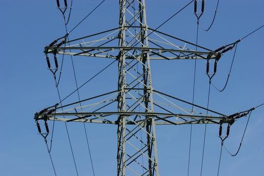 Electricity pylon - view details