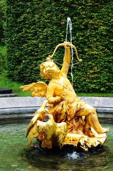 Cupid fountain near the Linderhof Palace