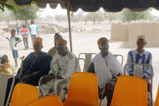 The festival of establishment of a usual chief in Burkina Faso Faso lasts three days. The usual chief succeeds his father deceased, it is always the groin of the family and always a man. It is a very rare event because a chief can be replaced only after his death. During establishment it is the festival and all the area is invited. This festival occurs to Kokemnour�, small village in the East of Burkina Faso Faso in the province of Kouritanga. These three days are punctuated of dance, meal and especially of traditional ceremonies African. The Chief is the King and can be established only by chiefs more important than him.                                