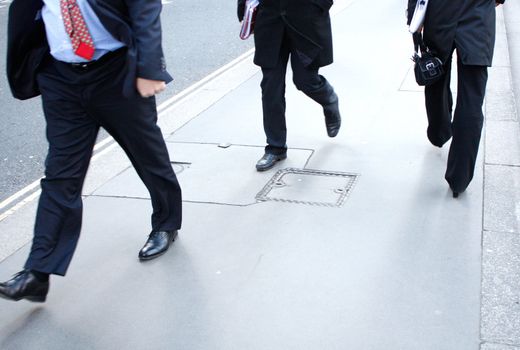 People walking