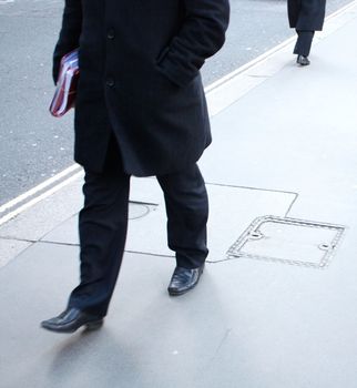 People walking