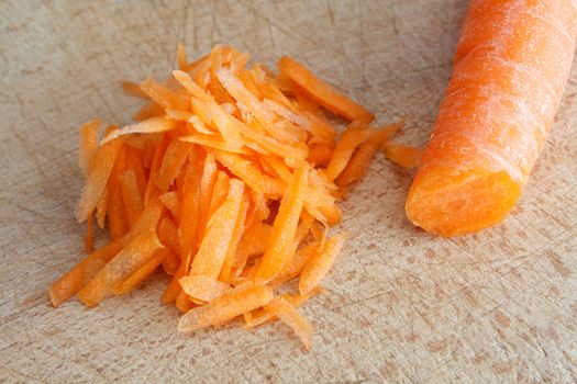 Grated carrot