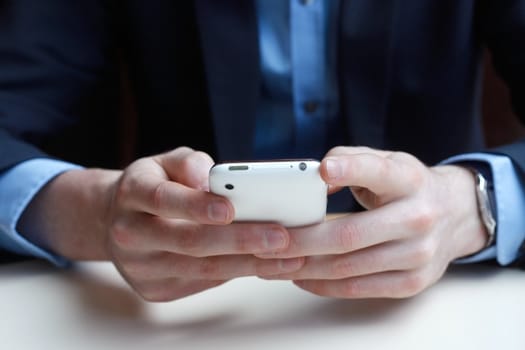 Businessman on phone