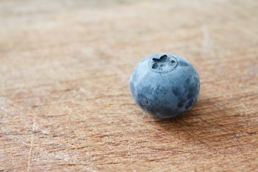 Blueberries photographed in a studio