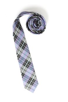 Tie isolated on white bg