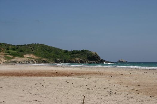 Caribbean beach in the Isla de Margarita / Venezuela