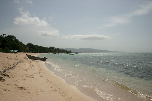 Caribbean beach in the Dominican Republic