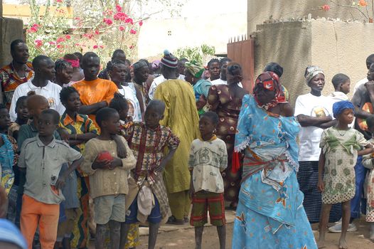 The festival of establishment of a usual chief in Burkina Faso Faso lasts three days. The usual chief succeeds his father deceased, it is always the groin of the family and always a man. It is a very rare event because a chief can be replaced only after his death. During establishment it is the festival and all the area is invited. This festival occurs to Kokemnour�, small village in the East of Burkina Faso Faso in the province of Kouritanga. These three days are punctuated of dance, meal and especially of traditional ceremonies African. The Chief is the King and can be established only by chiefs more important than him.                                