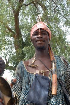 The festival of establishment of a usual chief in Burkina Faso Faso lasts three days. The usual chief succeeds his father deceased, it is always the groin of the family and always a man. It is a very rare event because a chief can be replaced only after his death. During establishment it is the festival and all the area is invited. This festival occurs to Kokemnour�, small village in the East of Burkina Faso Faso in the province of Kouritanga. These three days are punctuated of dance, meal and especially of traditional ceremonies African. The Chief is the King and can be established only by chiefs more important than him.                                