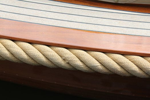 close up of a canal boat