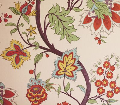 beautiful colourful flower vintage wallpaper 